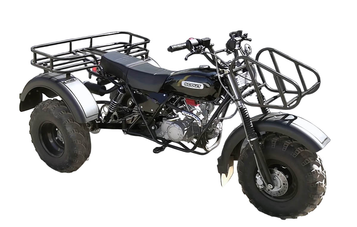 Трицикл ТРИТОН 3 (колеса 10"), СКАУТ 3Р-140