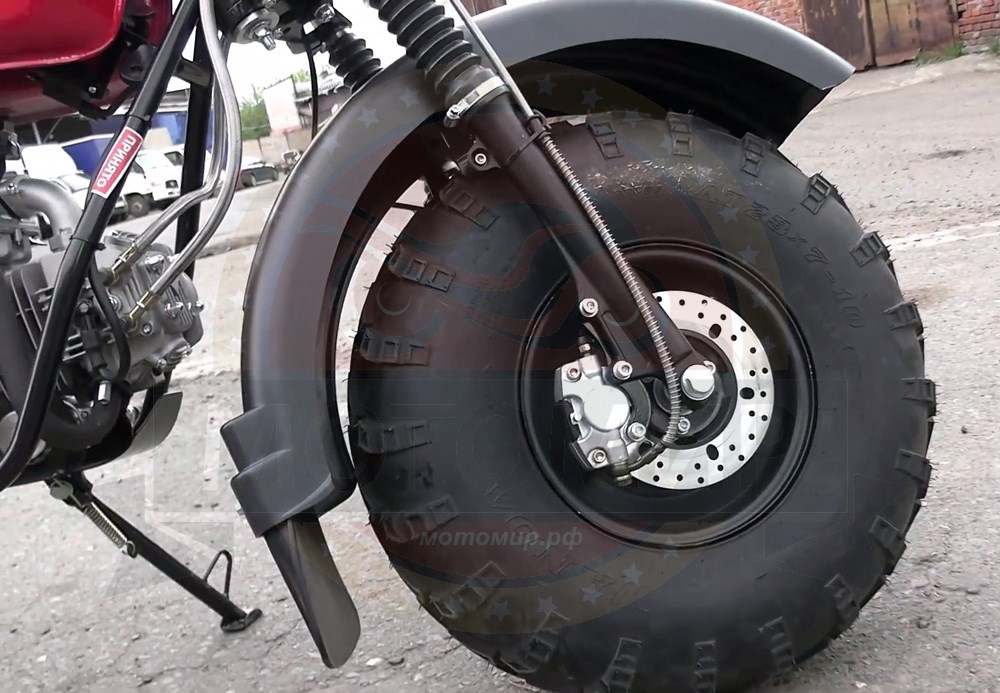 Мотоцикл внедорожный СКАУТ-3-140 PLUS VORTEX (ближний/дальний свет+поворотники)