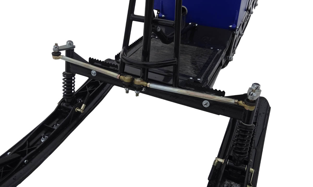 Мотобуксировщик компактный с лыжным модулем ЛИДЕР-ДЕЛЬТА-2, CVTL (+Фара) 8+ л.с., ВАРИАТОР TAV2-40