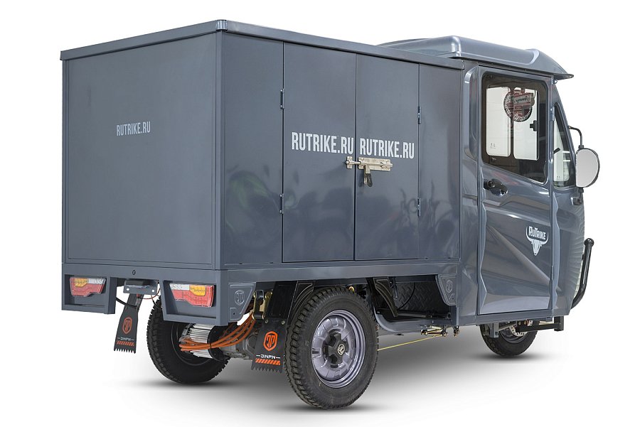 Грузовой электротрицикл Rutrike КАРГО Кабина Дуал NEXT 72V 2000W