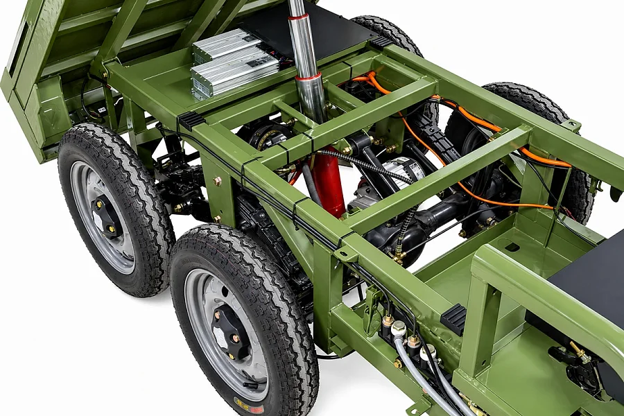 Грузовой электротрицикл Rutrike Каскад гидравлика 1600 60V1500*2W