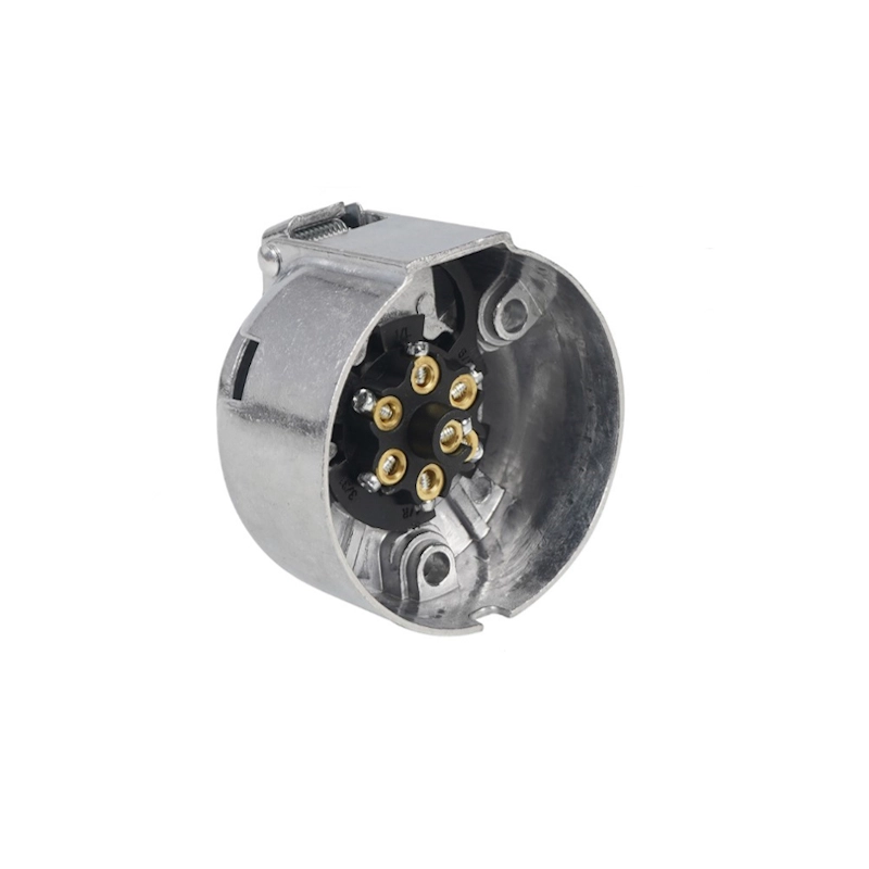 Розетка фаркопа, металл (12В, 7 контактов)