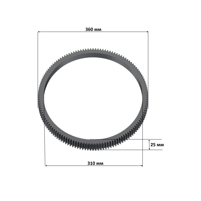 Венец маховика R190/195 Z118