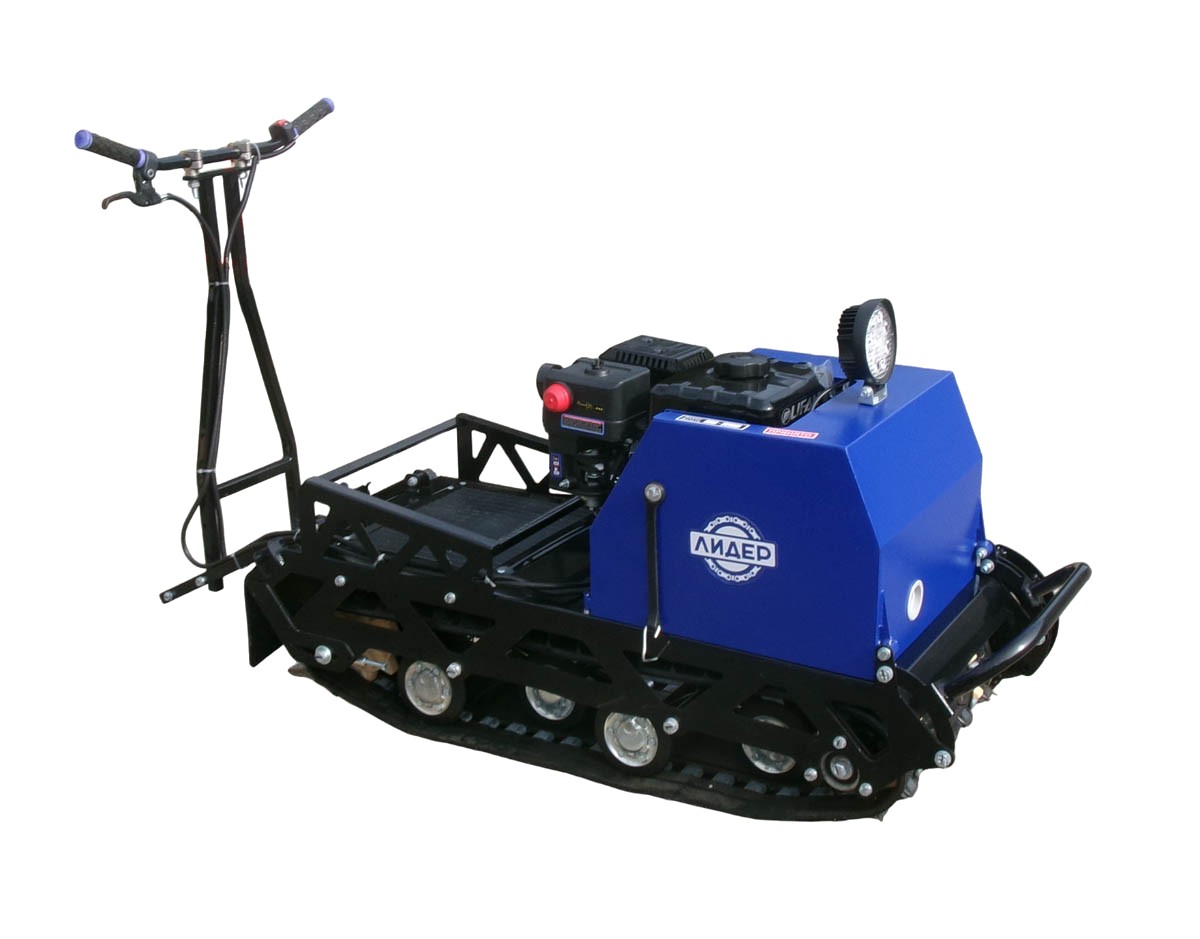 Мотобуксировщик компактный ЛИДЕР-ДЕЛЬТА-RL (+Фара), 8 л.с. (без лыжного модуля, 2 тележка), Ижтехмаш