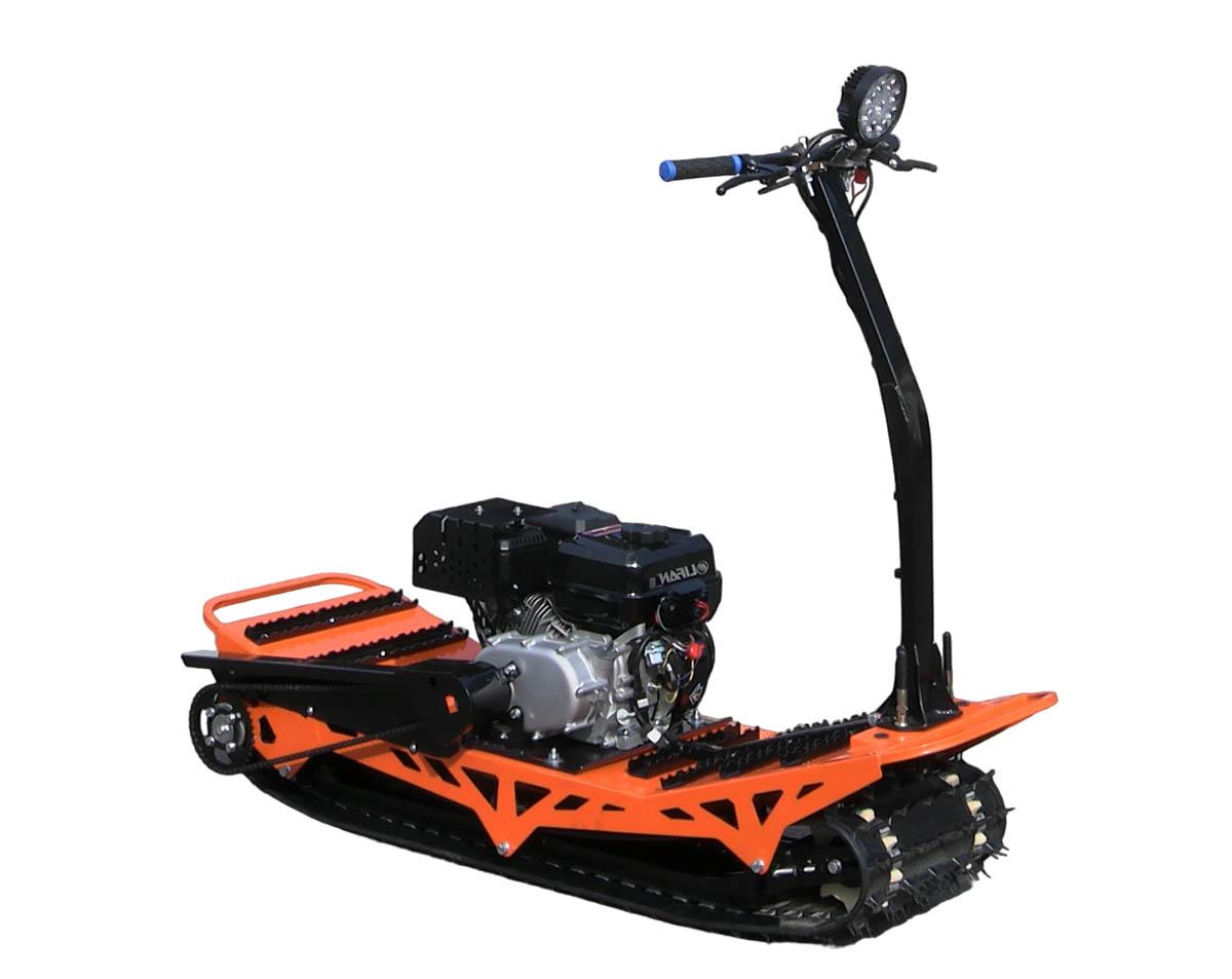 Мотосноуборд ИСКРА-1, LIFAN KP230 8+ л.с., редуктор с автомат сцеплением. фара, тормоз,