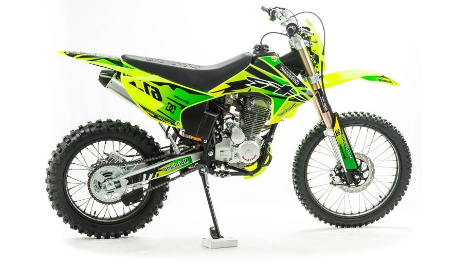 Мотоцикл Кросс Motoland XR 250 LITE (165FMM) зеленый