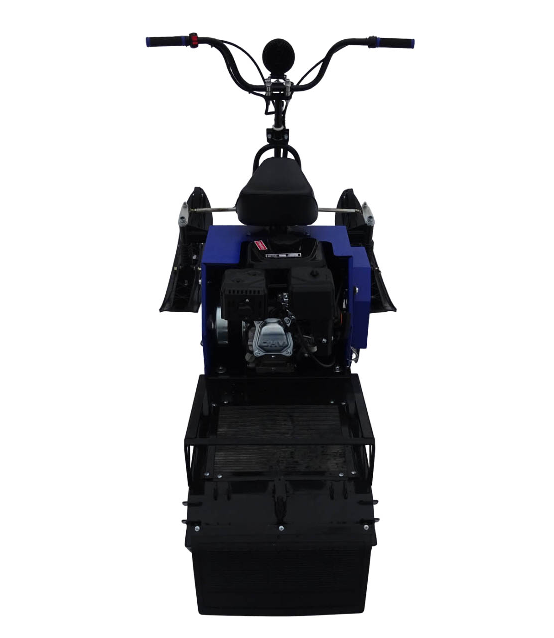 Мотобуксировщик компактный с лыжным модулем ЛИДЕР-ДЕЛЬТА-2, CVTL (+Фара) 8+ л.с., ВАРИАТОР TAV2-40