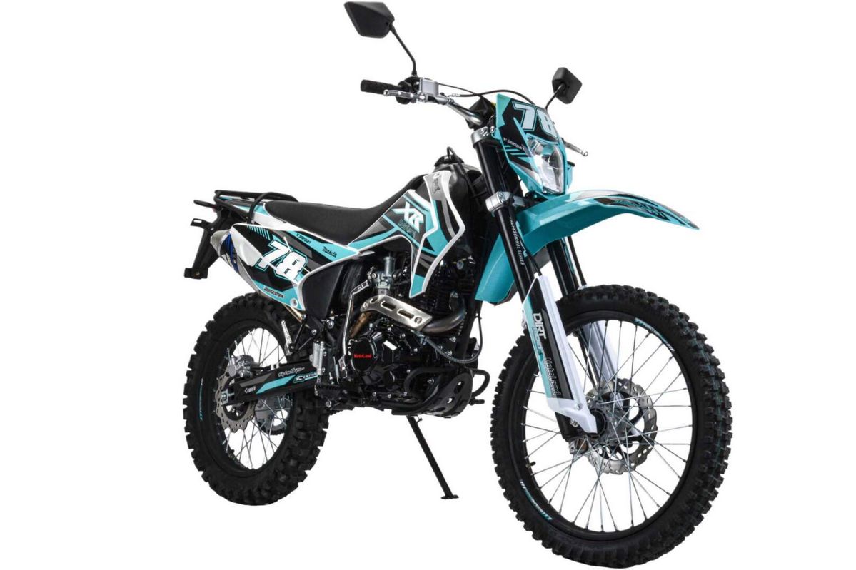 Мотоцикл Кросс Motoland XR300 LITE  (175FMM) с ПТС синий