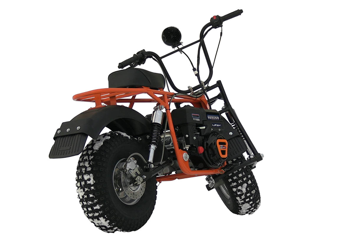 Мотоцикл СКАУТ САФАРИ 3L- 8+ BIGFOOT (ФАРА, перед и зад подвес. KP230 -8 л.с.,руч.старт, диск торм)