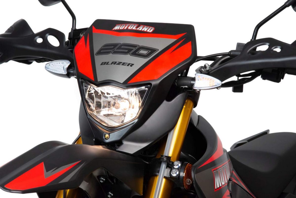 Мотоцикл Motoland 250 ENDURO BLAZER (XF250-A) красный РАСПРОДАЖА