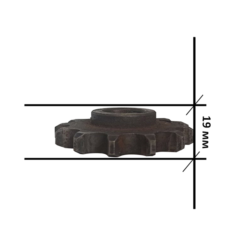 Звездочка Z-13 D25 шпонка редуктора привода цепи однорядная