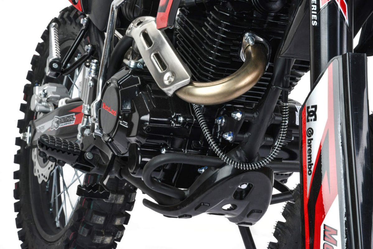 Мотоцикл Кросс Motoland XR300 LITE красный (175FMM)