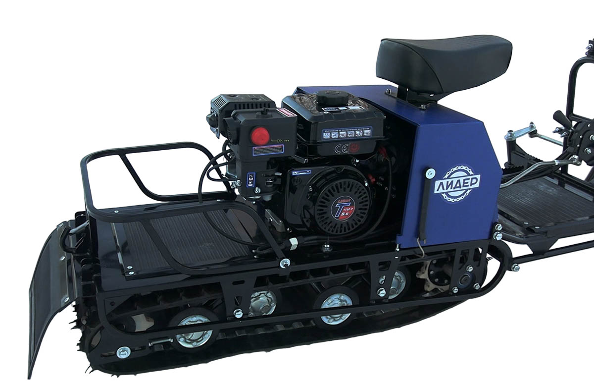 Мотобуксировщик компактный с лыжным модулем ЛИДЕР-ДЕЛЬТА-3, CVTL (+Фара) 8+ л.с., TAV2-40,, РЕВЕРС