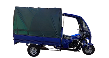 Трицикл грузовой AGIAX 5 (АЯКС) 250 куб.см, ВОДЯН.ОХЛ, кузов 2м. + КАБИНА + ТЕНТ КУЗОВА + ДУГИ