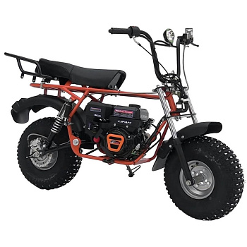 Мотоцикл СКАУТ САФАРИ 3L- 8Е+ BIGFOOT FORK (ТЕЛЕСКОП ВИЛКА перед. и задн. подв., 8 л.с., РЕДУКТОР)