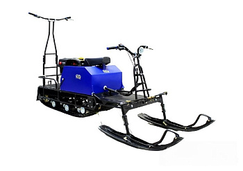 Мотобуксировщик с лыжным модулем 15 л.с., ЛИДЕР-2-3Т-15АП (3 тележки), АДАПТИВНАЯ ПОДВЕСКА