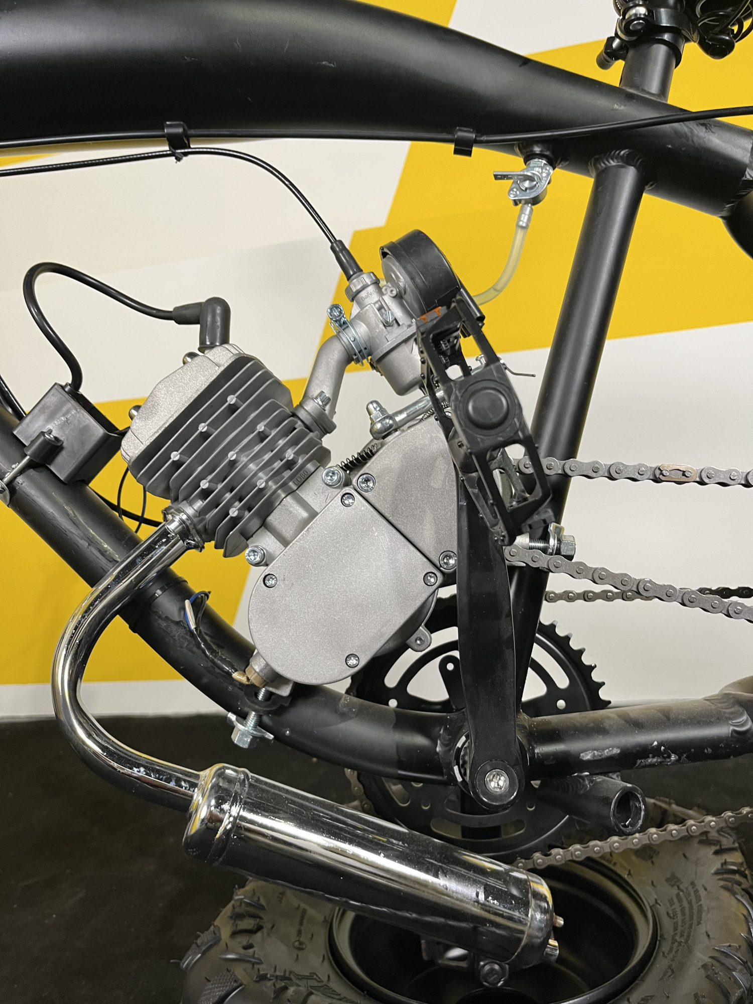 Мотовелосипед Zeda Angel 80cc бак в раме