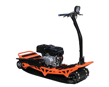 Мотосноуборд ИСКРА-1, LIFAN KP230 8+ л.с., редуктор с автомат сцеплением. фара, тормоз,